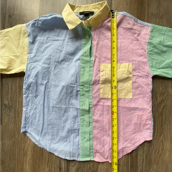 Forever 21 Collared Button Down Top - Picture 4 of 5